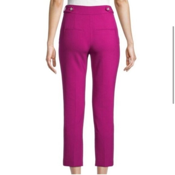 Veronica beard 6 gamila magenta pant - Picture 2 of 8